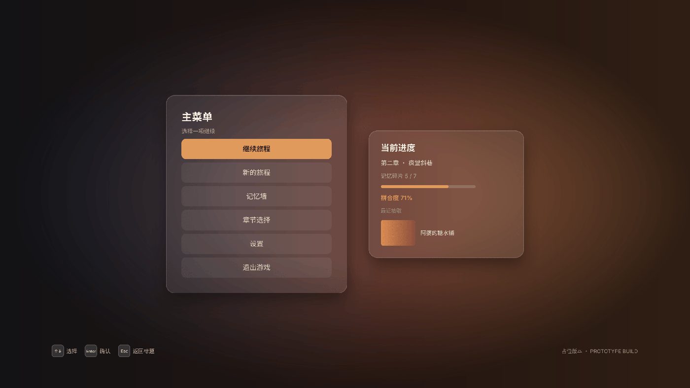 主菜单